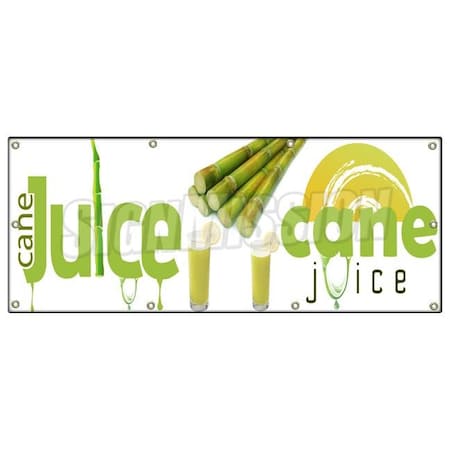 Signmission SUGAR CANE JUICE BANNER SIGN fresh drinks cold ice soda water B-96 Sugar Cane Juice
